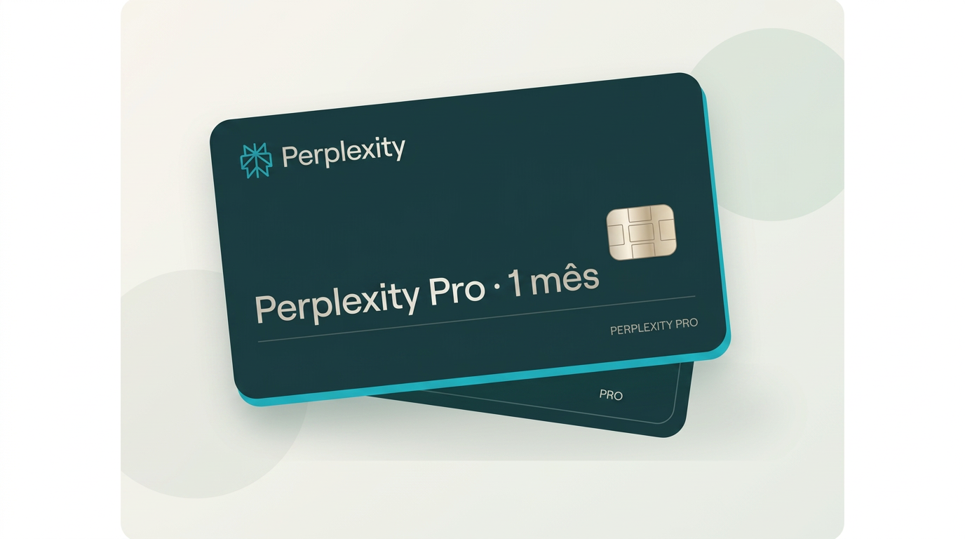 Perplexity Pro · 1 mês — Perplexity Pro · conta pessoal · 1 mês