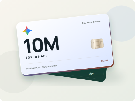 API Gemini Pro 3.1 e Flash 3.7, 3.6 e 3.5 | 1M a 1B Tokens — 10M tokens API