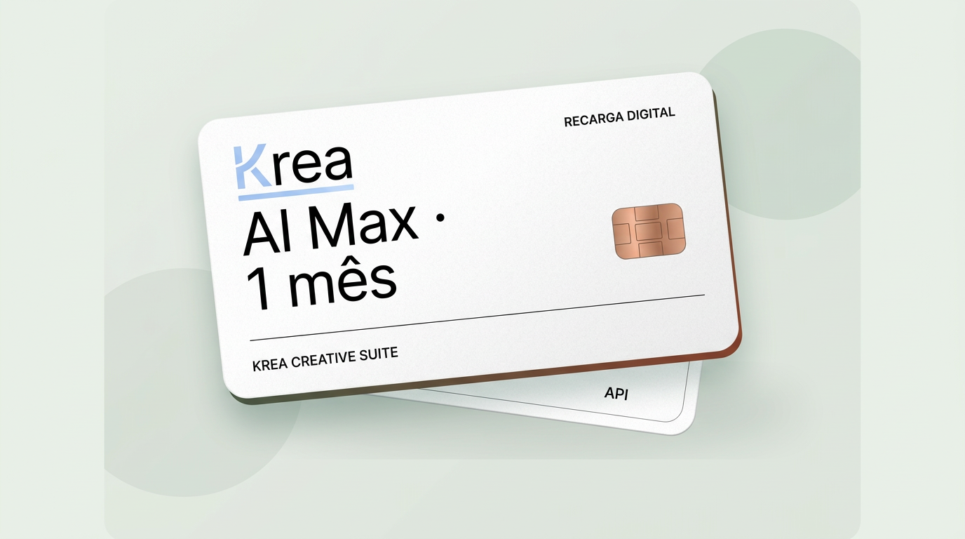 Krea AI Max · 1 mês — Krea AI Max · conta · 1 mês